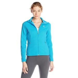 Spyder Endure Core Full Zip Jacket Fleece Lined Turquoise Youth XL Extra Large